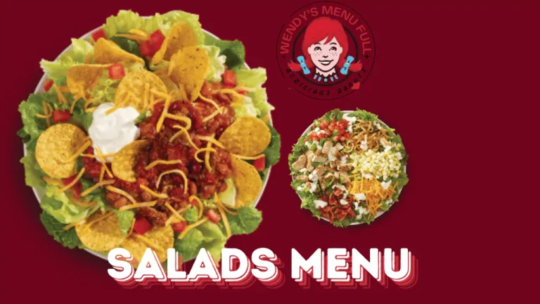 Explore Wendy's Salads Menu Prices with Pics & Nutritional Info 2025 5 Wendy's Salads Menu