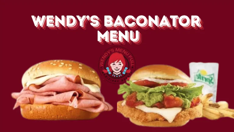 Wendy's Baconator Menu Updated prices With Nutritional Facts 2024 3 Wendy's Baconator