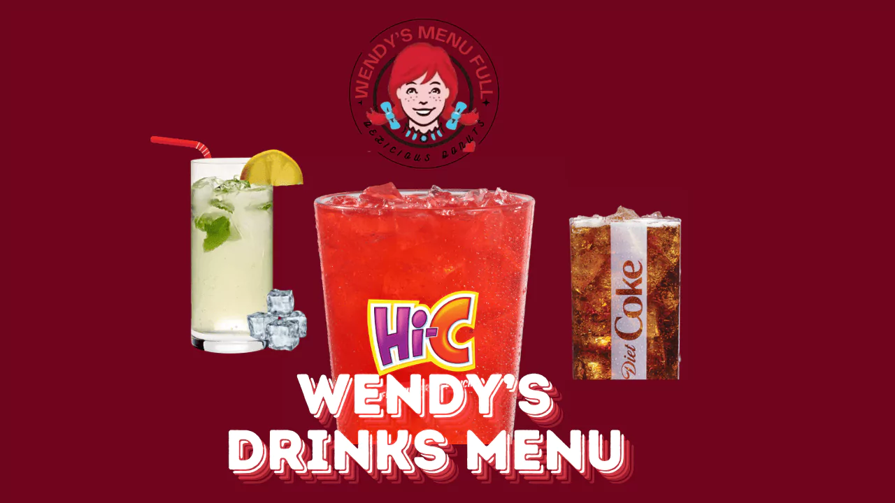 Wendy's Drink Menu USA Updated Prices With Nutritional Info & Pic 2025 1 drink menu
