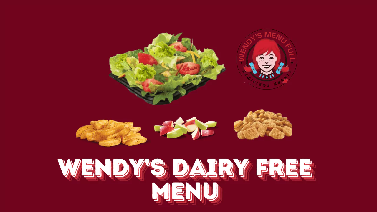 Dairy Free Fast Food Items | Wendy's Menu | USA Updated Prices and Cal 1 dairy free